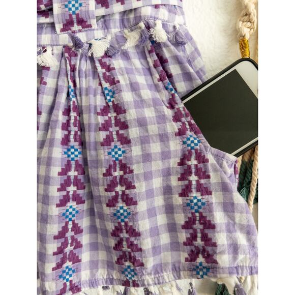 Dodo Bar Or Ariana Purple Mini Skirt M retail $250 - Picture 9 of 12